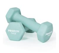 PROIRON Anti-Slip Hex Neoprene Dumbbell Pair 1kg
