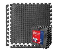 PROIRON Gym Floor Mats 1cm/2cm Thick, Foam Exercise Mats, Heavy Duty Interlocking Floor Tiles, Gym Flooring Puzzle EVA Rubber Mats for Garage, Home Workout, Fitness Equipment, Swimming Pool,Kids Play