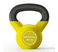 PROIRON kettlebell 4kg, Neoprene Coated Cast Iron 4kg Kettle bells, kettle weights for Fitness, Exercise, Workout, Home Gym, Strength Training, Bodybuilding Weight Lifting