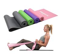 PROIRON Latex-Free Resistance Bands, Exercise Bands for Strength Training, Yoga, Pilates, Stretching, Home Gym Workout, Upper Lower Body, Light Medium Heavy