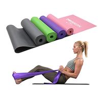 PROIRON Latex-Free Resistance Bands, Exercise Bands for Strength Training, Yoga, Pilates, Stretching, Home Gym Workout, Upper Lower Body, Light Medium Heavy