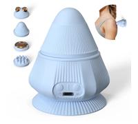 PROIRON Massage Ball with Suction Cup Pinpoint Deep Tissue Muscle Knot & Sore Relief, Vibration & Heating Trigger Point Massage Tool for Back Neck, Self-Massage Tool,4 Massage Heads