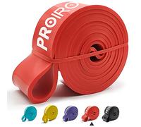 PROIRON Resistance Bands - Assisted Pull up Bands - Exercise Bands for Crossfit Powerlifting Strength Training - Mobility Bands for Men and Women - 2080mm Long Red (31-54kg)