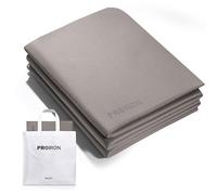 PROIRON Travel Yoga Mat Foldable 6mm Folding Exercise Mat Non Slip TPE Yoga Matt for Women Gym Home, Pilates, Workout, Fitness, Stretching, Lightweight Small Portable Excercise Mat-Brown
