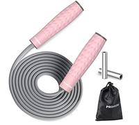 PROIRON Weighted Skipping Rope 1LB, Weighted Jump Rope Extra Thick 7mm, Skipping Rope Adult for Women Men, Heavy Jump Rope for Exercise, Boxing, Fitness (Adjustable Speed Rope 3M Long)