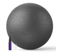 PROIRON Yoga Pregnancy Ball with Postures - Anti Burst Extra thick for Birthing Exercise - Gym Swiss Ball with Hand Pump for Yoga, Pilates, Fitness, Pregnancy, Labour, Balance, Stability