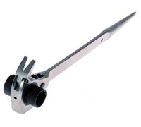 Projahn 2319221 Scaffold Spanner 19 x 22 mm with Hammer and Nail Puller Function