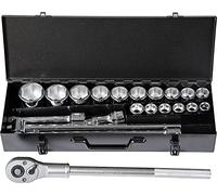 Projahn 3/4 Inch Professional Socket Spanner Case 21-Piece Pack of 1