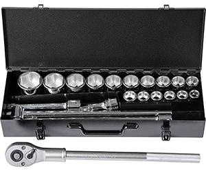 Projahn 3/4 Inch Professional Socket Spanner Case 21-Piece Pack of 1