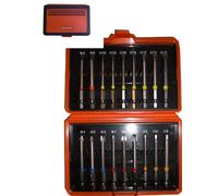 Projahn 4093 1/4-Inch Bit Box with Marked Bits Set of 18