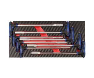 Projahn T-Handle Hexagonal Socket Wrench Screwdriver Insert 8 Pieces