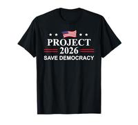 Project 2026 Save Democracy Defend Protest Fight Oligarchy T-Shirt