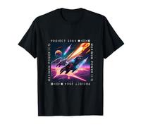 Project 2084 Maximum Power T-Shirt - Men's Unisex-Adults Black S Short Sleeve Crew Neck Classic Fit T-Shirt
