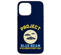 Project Blue Beam Retro UFO Sci-Fi Funny Design Case for iPhone 13 Pro Max