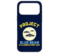 Project Blue Beam Retro UFO Sci-Fi Funny Design Case for iPhone 17 Pro Max