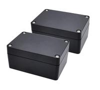 Project Box, 2 Pcs Electrical Junction Box, IP65 Waterproof Electrical Project Case, ABS Plastic Dustproof Outdoor Electrical Boxes, Electronic Junction Box Power Enclosure, 2.5x2.3x1.4 inch