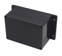 Project Box ABS Plastic Black Electrical Boxes IP65 Waterproof DIY Electronic Junction Box Power Enclosure with Fixed Ear 6.2x4.3x3.5 inch (160x110x90 mm)