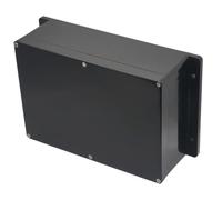 Project Box ABS Plastic Black Electrical Boxes IP65 Waterproof DIY Electronic Junction Box Power Enclosure with Fixed Ear 10.4x7.2x3.7 inch (263x60x95 mm)