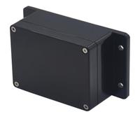 Project Box ABS Plastic Black Electrical Boxes IP65 Waterproof DIY Electronic Junction Box Power Enclosure with Fixed Ear 4.5x3.5x2.2 inch (115x90x55 mm)