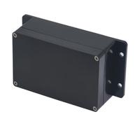 Project Box ABS Plastic Black Electrical Boxes IP65 Waterproof DIY Electronic Junction Box Power Enclosure with Fixed Ear 6.2x3.5x2.4 inch (158x90x60 mm)