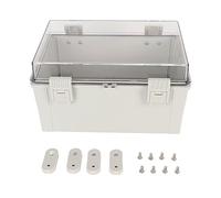 Project Box Electrical Junction, Outdoor Distribution Enclosure, IP66, 300x200x170mm, Transparent Cover, Snap Type - Superior Weatherproof Protection, Easy Access