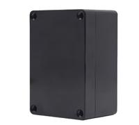 Project Box for Electronics -Electrical Enclosure, Junction Box ABS Plastic Dustproof Waterproof IP65, with 4 PCS M16 Cable Glands Black (6.3x4.33x3.54 inch (160 x 110 x90 mm)