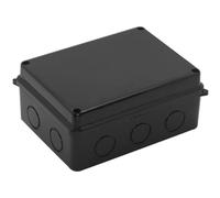 Project Box IP65 Waterproof Dustproof Junction Boxes ABS Plastic DIY Electronic Case, Indoor & Outdoor Electrical Box Power Cord Enclosure Black 150x110x70mm