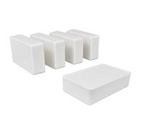 Project Box Therlan 5 Pack Dustproof Electronics Box DIY ABS Junction Box Plastic Prototype Project Enclosure Universal Project Connecting Case For Indoor Outdoor 100mm x 60mm x 25mm (White)