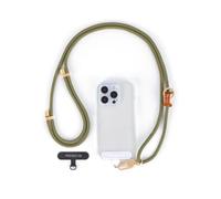 project-cb Cell Phone Lanyard 1,Tether Tab 2,Adjustable Crossbody Strap,Lanyards for Around the Neck,Rope Strap (Green-G)