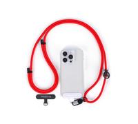project-cb Cell Phone Lanyard 1,Tether Tab 2,Adjustable Crossbody Strap,Lanyards for Around the Neck,Rope Strap (Red-B)