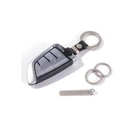 project-cb Keychain ×1,Keyring ×2,Short Strap for Car Key,Holding ID Card Holder,Stylish and Durable,for Men and Women (Black)