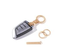 project-cb Keychain ×1,Keyring ×2,Short Strap for Car Key,Holding ID Card Holder,Stylish and Durable,for Men and Women (Gold)