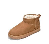 Project Cloud 100% Genuine Leather Ankle Boots for Women - Water Resistant with Memory Foam Insole Winter Boots for Women - Trending Shoes & Comfortable Women's Ankle Boots (Hippy), Chestnut, 6 UK