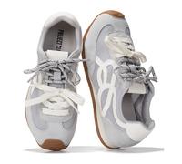 Project Cloud Barefoot Shoes Women - Memory Foam Lace-Up Womens Sneakers - Lightweight & Non Slip Womens Shoes Casual - All-Day Women's Fashion Sneakers for 2025 (Lowy), Light Blue, 9 UK