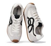 Project Cloud Barefoot Shoes Women - Memory Foam Lace-Up Womens Sneakers - Lightweight & Non Slip Womens Shoes Casual - All-Day Women's Fashion Sneakers for 2025 (Lowy), White, 4.5 UK