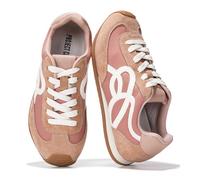 Project Cloud Barefoot Shoes Women - Memory Foam Lace-Up Womens Sneakers - Lightweight & Non Slip Womens Shoes Casual - All-Day Women's Fashion Sneakers for 2025 (Lowy), Nude, 6 UK