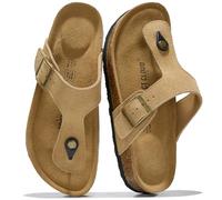Project Cloud Comfortable Women's Sandals - 100% Genuine Suede insoles and Adjustable Premium Leather Straps, EVA Outsole - Indoor and Outdoor use (Britani), Chestnut, 9 UK