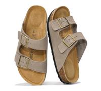 Project Cloud Genuine Leather Flat Sandals Women 2025 Beach Essentials Womens Sandals Memory Foam Vacation Essentials Slides for Women Footwear (Venita), Grey Suede, 4.5 UK