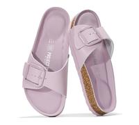 Project Cloud Genuine Leather Sandals Women Dressy Summer Beach Essentials - Flip Flops & Slides with Memory Foam Insole Womens Sandals Comfortable Footwear, Lilac, 6 UK