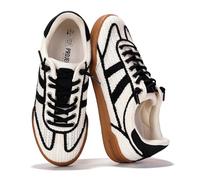Project Cloud - Women's casual sneakers, memory foam insoles with laces and lightweight fashion sneakers for women, waterproof and non-slip women's shoes, women's footwear, Raffia, 26.0 cm