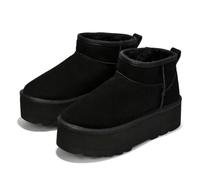 Project Cloud Women's Huggy Snow Boot, Black, 6 UK