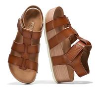 Project Cloud Women's Sandals Comfortable & Lightweight Platform Heels for Women - All Day Comfort Wedges & Strappy Sandals for Women (Phased), Scotch, 5.5 UK