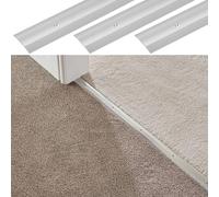 Project DIY® Aluminium Carpet Cover Strip - Silver - 37mm Wide - 900mm Length - With Countersunk Screws - Door Threshold Trim for Carpets, Vinyl & Laminate - Easy To Install - Easy To Cut (3)