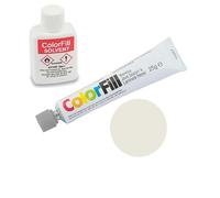 Project DIY® ColorFill 100% Waterproof - Durable - Worktop Joint Sealant & Repairer, Fix, Chips, Dents & Scratches, 1 x 25g ColorFill, 1 x 20ml Solvent (CF124 - White/Grey Marble, One Size)