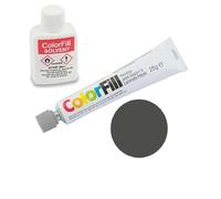 Project DIY® ColorFill 100% Waterproof - Durable - Worktop Joint Sealant & Repairer, Fix, Chips, Dents & Scratches, 1 x 25g ColorFill, 1 x 20ml Solvent (CF155 - Black Aurora, One Size)
