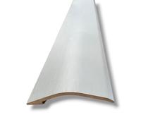 Project DIY® Self Adhesive Ramp Profile - 900mm Floor Trim - 38mm Wide, 3-12mm Height - Aluminium Door Bar for Laminate, LVT, Wood & More - No Drilling Required (Brushed Aluminium, 900mm)