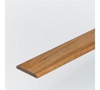 Project DIY Solid Oak Coverstrip - 900mm x 43mm x 5mm Door Threshold Plate | Real Wood Floor Trim for Expansion Gaps | Perfect for Laminate, Wood & Engineered | 7 Colour Options (Lacquered Oak)