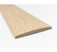 Project DIY® Solid Oak Wide Flat Strip - 900mm x 65mm x 6mm | Real Wood Floor Threshold Trim | Ideal for LVT, Laminate & Engineered Wood | 3 Oak Finishes (Unfinished)