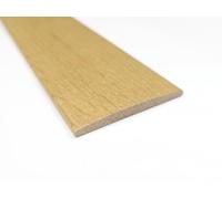 Project DIY® Solid Oak Wide Flat Strip - 900mm x 65mm x 6mm | Real Wood Floor Threshold Trim | Ideal for LVT, Laminate & Engineered Wood | 3 Oak Finishes (Lacquered)