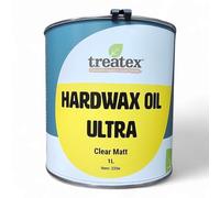 Project DIY® Treatex Hardwax Oil Ultra - Clear Matt | Durable, Water-Resistant Wood Finish for Floors, Furniture & Worktops | Easy Application & Natural Matt Appearance (Clear Matt - 1 Litre)